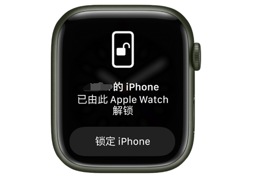 齐干却勒街道苹果手机维修分享用 AppleWatch 解锁配备面容 ID 的 iPhone方法 