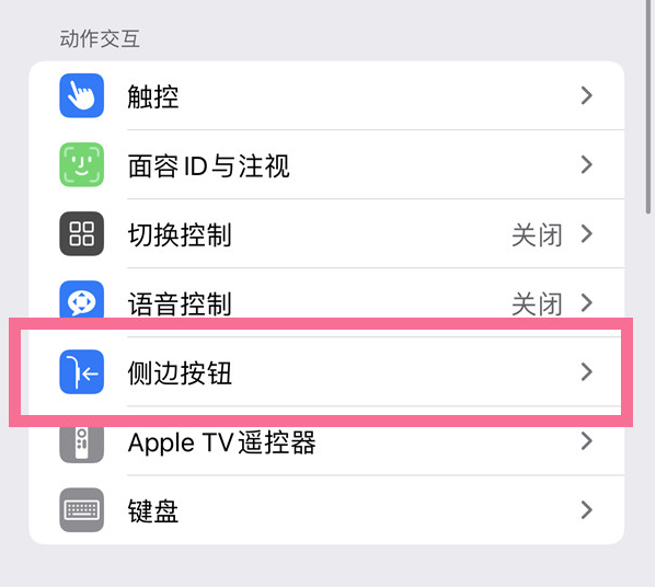 齐干却勒街道苹果14维修店分享iPhone14 Plus侧键双击下载功能关闭方法 