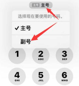 齐干却勒街道苹果14维修店分享iPhone 14 Pro Max使用副卡打电话的方法 