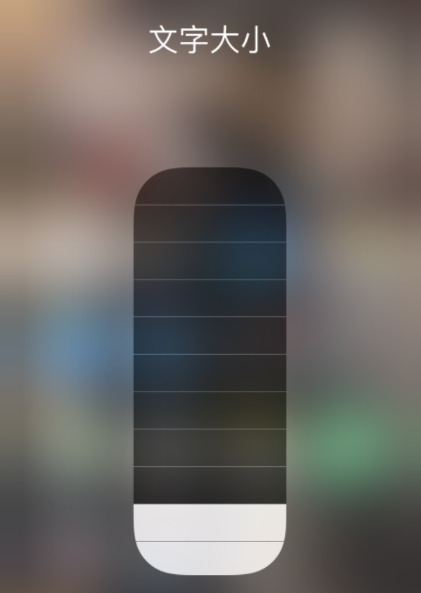 齐干却勒街道苹果手机维修分享小技巧：在 iPhone 控制中心快速调节字体大小 